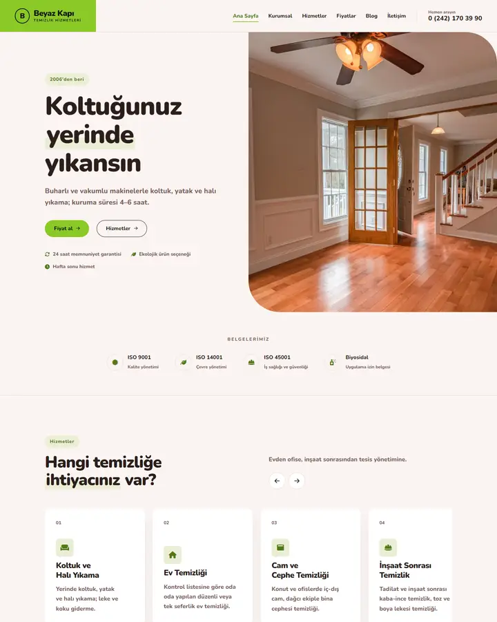 Tema 04 – Samimi & Yumuşak tasarım önizlemesi