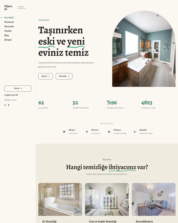Tema 10 – Doğal & Organik tasarım önizlemesi