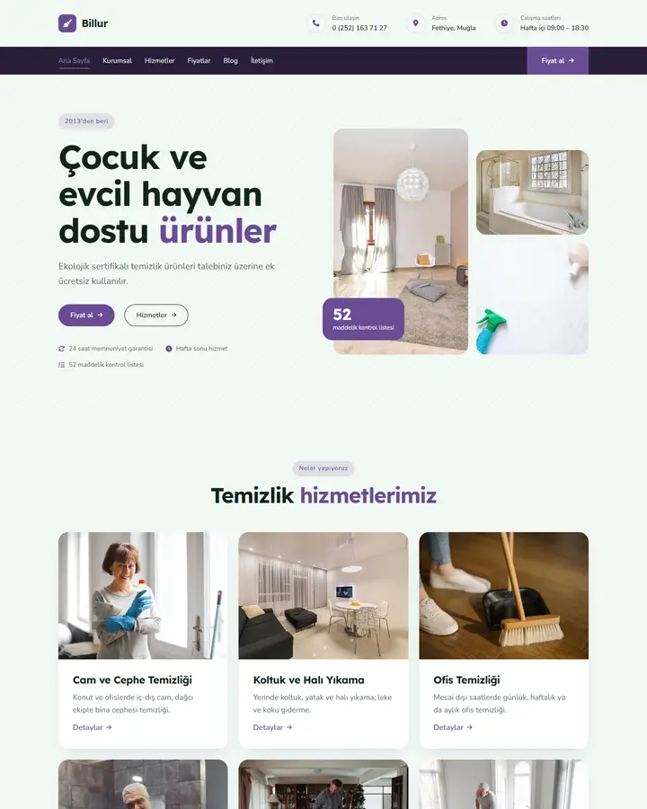 Tema 20 – Samimi & Yumuşak tasarım önizlemesi