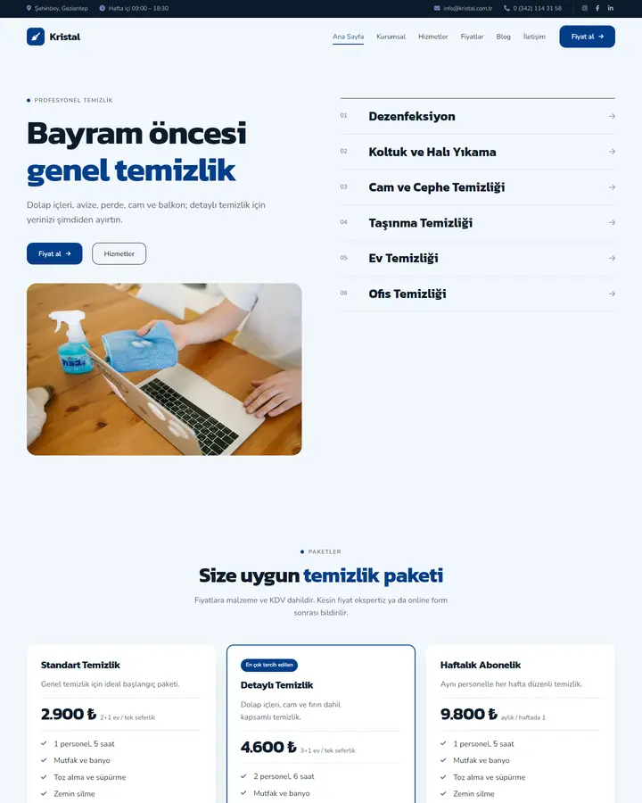 Tema 24 – Samimi & Yumuşak tasarım önizlemesi